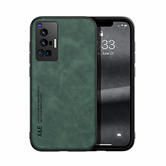 Soft Luxury Leather Snap On Case Cover DY1 for Vivo X70 Pro 5G Green