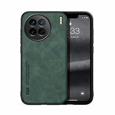 Soft Luxury Leather Snap On Case Cover DY1 for Vivo X90 5G Green
