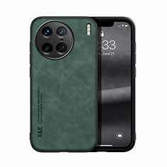 Soft Luxury Leather Snap On Case Cover DY1 for Vivo X90 Pro 5G Green