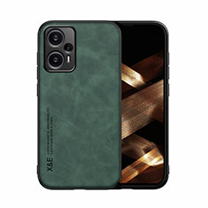 Soft Luxury Leather Snap On Case Cover DY1 for Xiaomi Poco F5 5G Green