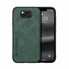 Soft Luxury Leather Snap On Case Cover DY1 for Xiaomi Poco X3 NFC Green