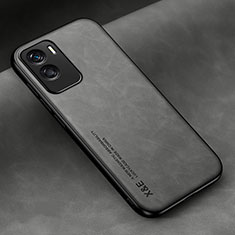 Soft Luxury Leather Snap On Case Cover DY2 for Huawei Honor 90 Lite 5G Gray