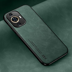 Soft Luxury Leather Snap On Case Cover DY2 for Huawei Nova 11 Green
