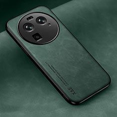 Soft Luxury Leather Snap On Case Cover DY2 for Oppo Find X6 5G Green