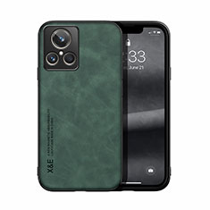 Soft Luxury Leather Snap On Case Cover DY2 for Realme GT2 Master Explorer Green