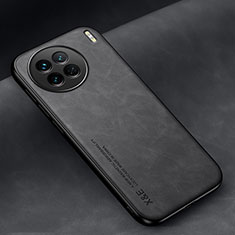Soft Luxury Leather Snap On Case Cover DY2 for Vivo X90 5G Black