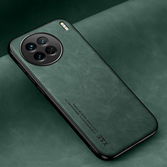 Soft Luxury Leather Snap On Case Cover DY2 for Vivo X90 5G Green