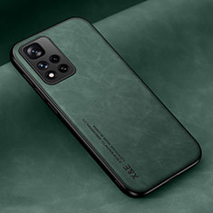 Soft Luxury Leather Snap On Case Cover DY2 for Xiaomi Redmi Note 11 Pro+ Plus 5G Green