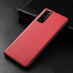 Soft Luxury Leather Snap On Case Cover for Huawei Honor 30 Pro+ Plus Red