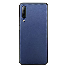Soft Luxury Leather Snap On Case Cover for Huawei Honor 9X Pro Blue