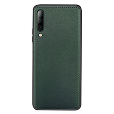 Soft Luxury Leather Snap On Case Cover for Huawei Honor 9X Pro Green