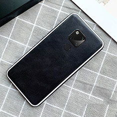 Soft Luxury Leather Snap On Case Cover for Huawei Mate 20 Black