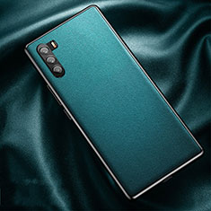 Soft Luxury Leather Snap On Case Cover for Huawei Mate 40 Lite 5G Cyan