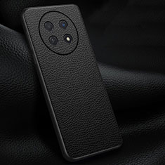 Soft Luxury Leather Snap On Case Cover for Huawei Nova Y91 Black