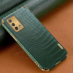 Soft Luxury Leather Snap On Case Cover for Oppo A95 4G Green