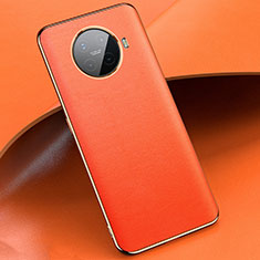 Soft Luxury Leather Snap On Case Cover for Oppo Ace2 Orange