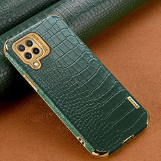 Soft Luxury Leather Snap On Case Cover for Samsung Galaxy A22 4G Green
