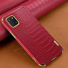 Soft Luxury Leather Snap On Case Cover for Samsung Galaxy A81 Red