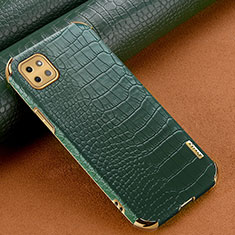 Soft Luxury Leather Snap On Case Cover for Samsung Galaxy F42 5G Green
