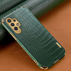 Soft Luxury Leather Snap On Case Cover for Samsung Galaxy M32 5G Green
