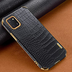 Soft Luxury Leather Snap On Case Cover for Samsung Galaxy M60s Black