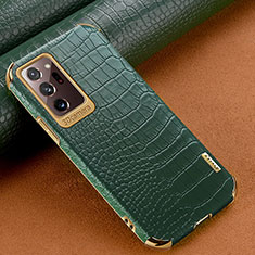 Soft Luxury Leather Snap On Case Cover for Samsung Galaxy Note 20 Ultra 5G Green