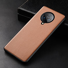 Soft Luxury Leather Snap On Case Cover for Vivo Nex 3 Orange