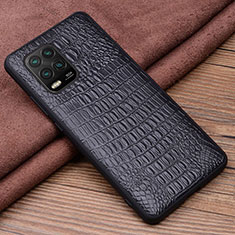 Soft Luxury Leather Snap On Case Cover for Xiaomi Mi 10 Lite Black