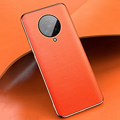 Soft Luxury Leather Snap On Case Cover for Xiaomi Poco F2 Pro Orange