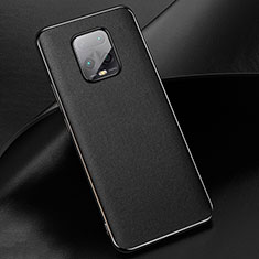 Soft Luxury Leather Snap On Case Cover for Xiaomi Redmi 10X 5G Black