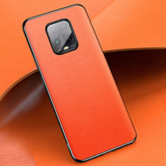 Soft Luxury Leather Snap On Case Cover for Xiaomi Redmi 10X Pro 5G Orange