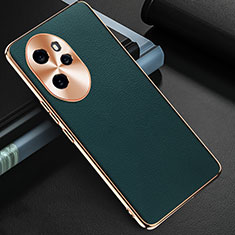 Soft Luxury Leather Snap On Case Cover GS2 for Huawei Honor 100 Pro 5G Green