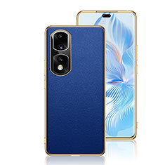 Soft Luxury Leather Snap On Case Cover GS2 for Huawei Honor 90 Pro 5G Blue