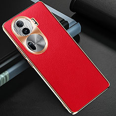 Soft Luxury Leather Snap On Case Cover GS2 for Oppo Reno11 Pro 5G Red