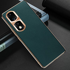 Soft Luxury Leather Snap On Case Cover GS3 for Huawei Honor 90 Pro 5G Green