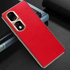 Soft Luxury Leather Snap On Case Cover GS3 for Huawei Honor 90 Pro 5G Red