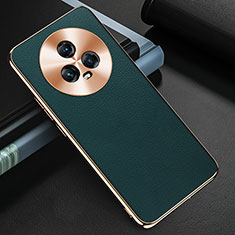 Soft Luxury Leather Snap On Case Cover GS3 for Huawei Honor Magic5 5G Green