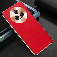 Soft Luxury Leather Snap On Case Cover GS3 for Huawei Honor Magic5 5G Red