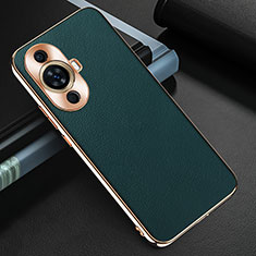 Soft Luxury Leather Snap On Case Cover GS3 for Huawei Nova 11 Green