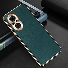 Soft Luxury Leather Snap On Case Cover GS3 for Huawei Nova 9 SE Green