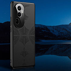 Soft Luxury Leather Snap On Case Cover GS4 for Oppo Reno10 Pro+ Plus 5G Black