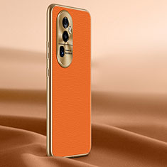 Soft Luxury Leather Snap On Case Cover JB1 for Oppo Reno10 Pro+ Plus 5G Orange