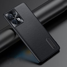 Soft Luxury Leather Snap On Case Cover JB1 for Oppo Reno8 5G Black