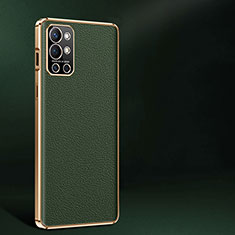 Soft Luxury Leather Snap On Case Cover JB2 for OnePlus 9R 5G Green