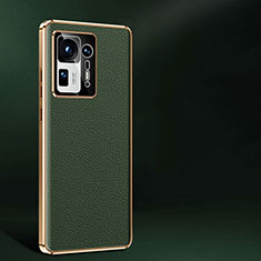 Soft Luxury Leather Snap On Case Cover JB2 for Xiaomi Mi Mix 4 5G Green