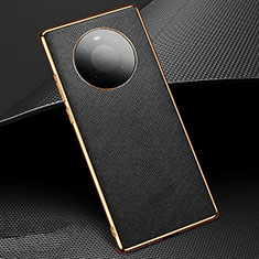Soft Luxury Leather Snap On Case Cover K02 for Huawei Mate 40 Black