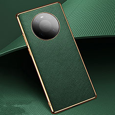 Soft Luxury Leather Snap On Case Cover K02 for Huawei Mate 40 Green