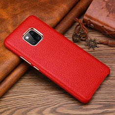 Soft Luxury Leather Snap On Case Cover L01 for Huawei Mate 20 RS Red