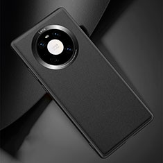 Soft Luxury Leather Snap On Case Cover L04 for Huawei Mate 40E Pro 4G Black