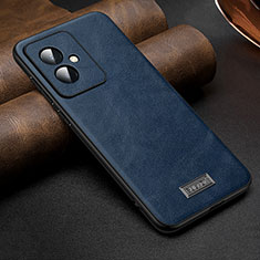 Soft Luxury Leather Snap On Case Cover LD2 for Huawei Honor 100 5G Blue